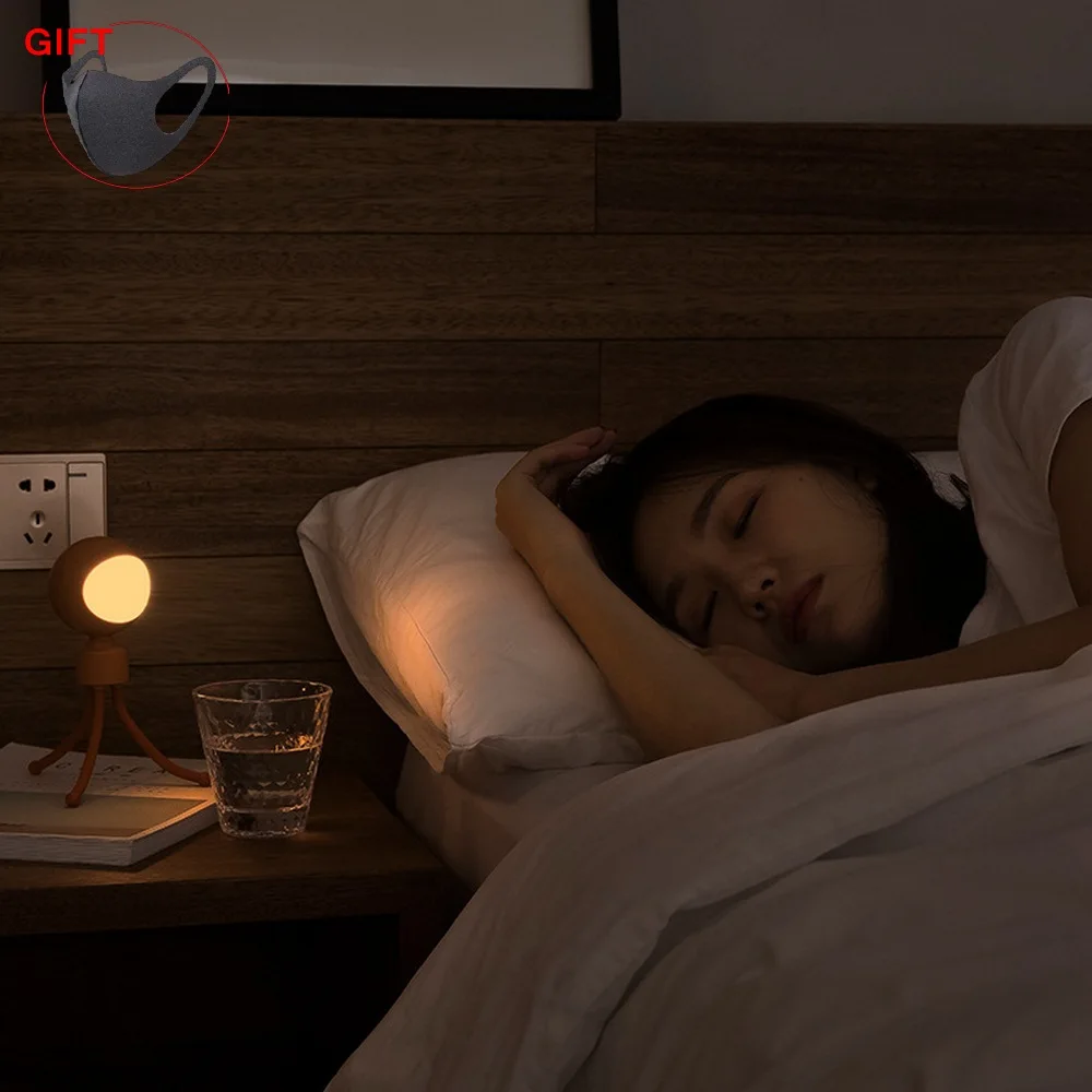 

Variety Boy Night Light LED Creative Lamp USB Rechargeable Control Adjustment Table Lamps Light Kid Timing Sleeping Night Light