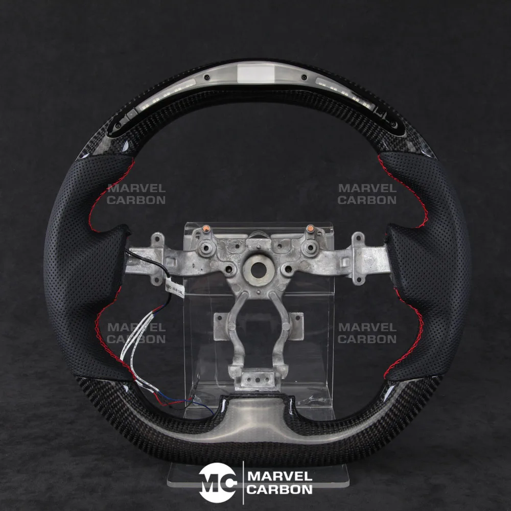 

LED Performance Steering Wheel Display Compatible for Nissan GTR + 100% Real Carbon Fiber