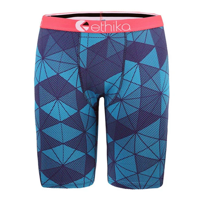 Ethika, мужское нижнее белье до колен, хипстер, хип-хоп, уличная одежда, мужские боксеры, быстросохнущие, модные, дышащие, длинные, для ног, боксеры для женщин