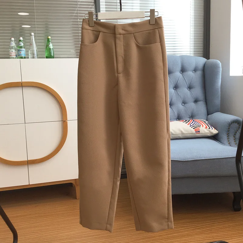 

Брюки женские, с высокой талией, в нордическом стиле