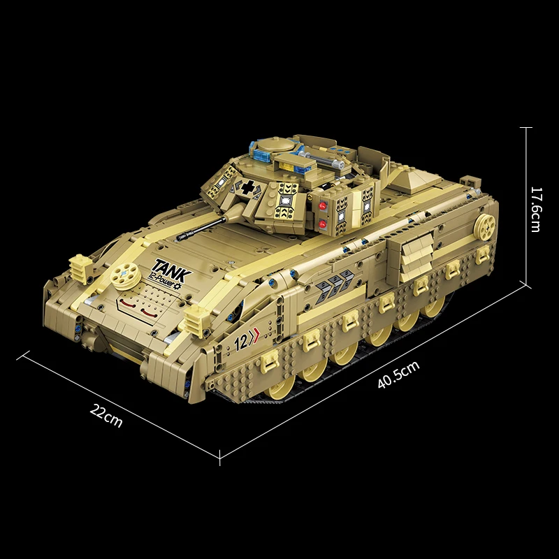 

City Off-road RC Racing Car Electric Building Blocks Creator High-Tech APP Remote Control Tank military Bricks Toys For Children