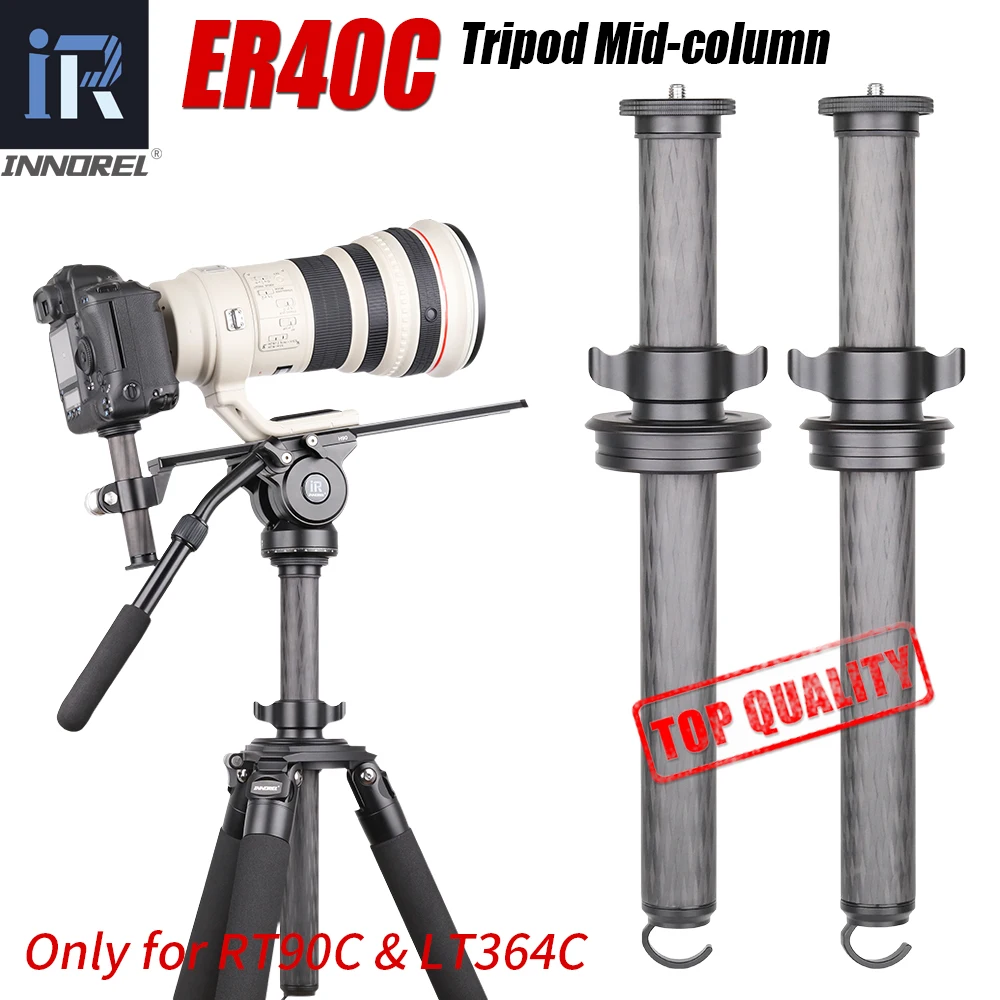 Camadas de Fibra Haste para Câmera Tubo Carbono Coluna Elevação Tripé Extensão Dslr Resistente Rt90c – Lt364c Er40c 40mm 10