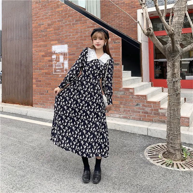 HziriP элегантное цветочное модное винтажное женское платье большого размера с