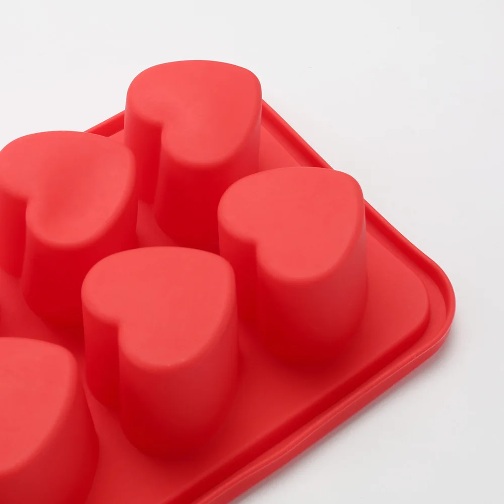 3D формы для торта в форме сердца 1 шт. выпечки конфеты жевательная форма легкая