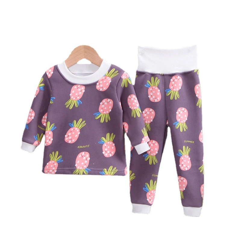 

New Autumn Winter Fashion Baby Girls Clothes Children Sleepwear Warm T-Shirt Pants 2Pcs/Sets Toddler Casual Costume Kids Pajamas