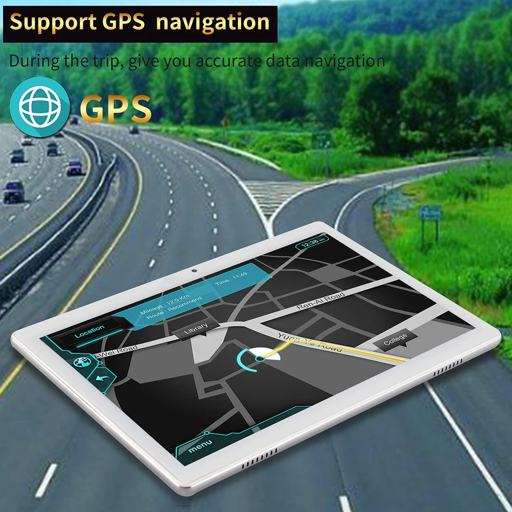 ANRY 2 In 1 android tablet 10 inch Tablet PC with SIM Card Slots Quad Core 1.5GHz 32GB ROM 2MP+5MP Dual Camera WiFi Bluetooth