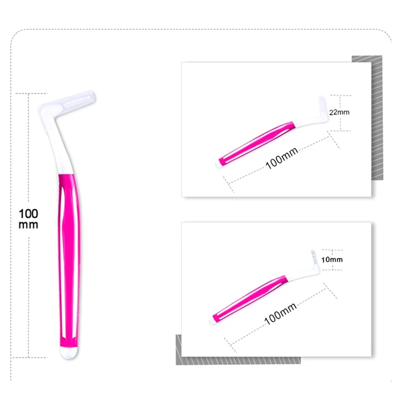 

Curved Interdental Brush Cleaning Tooth Socket Correction Tooth Gap Clean Brush