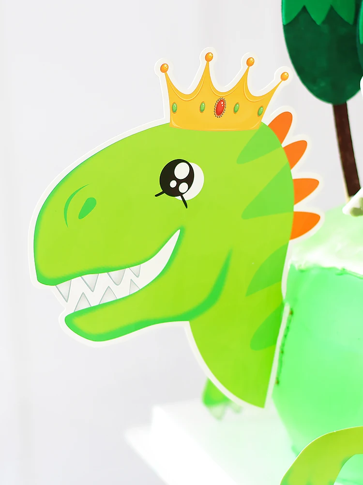 Украшение для торта в виде зеленых лесов на день ребенка один год - купить по