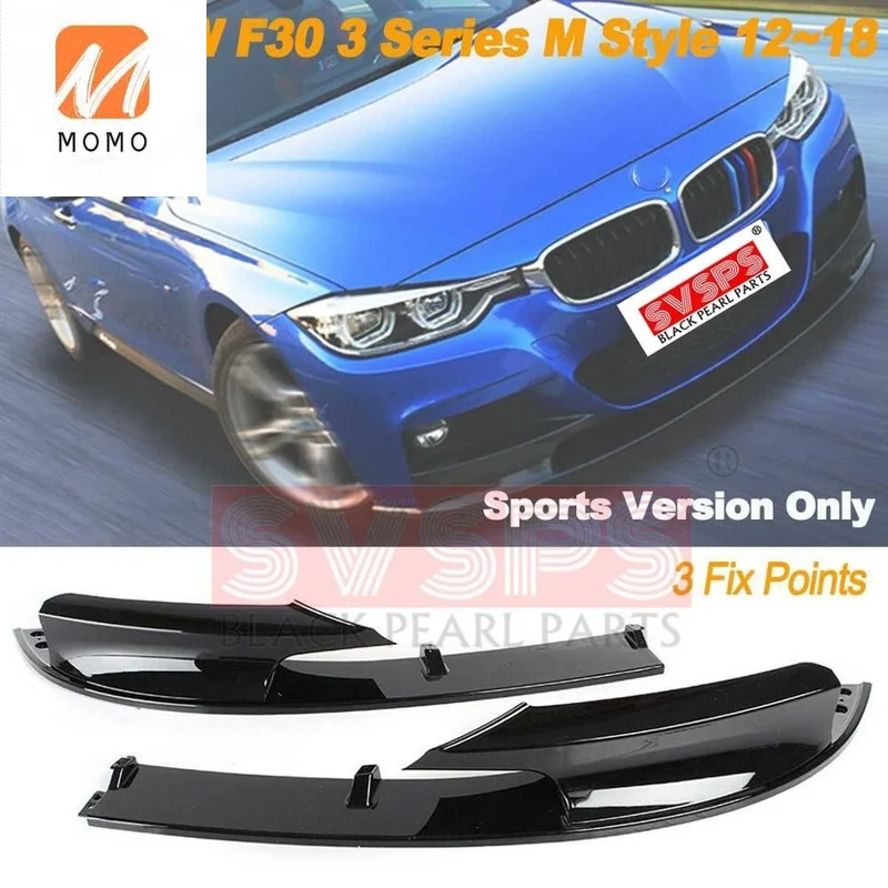 

Front Bumper Chin Lip For F30 3 Series M Style 2012-2018 2 PCS/SET