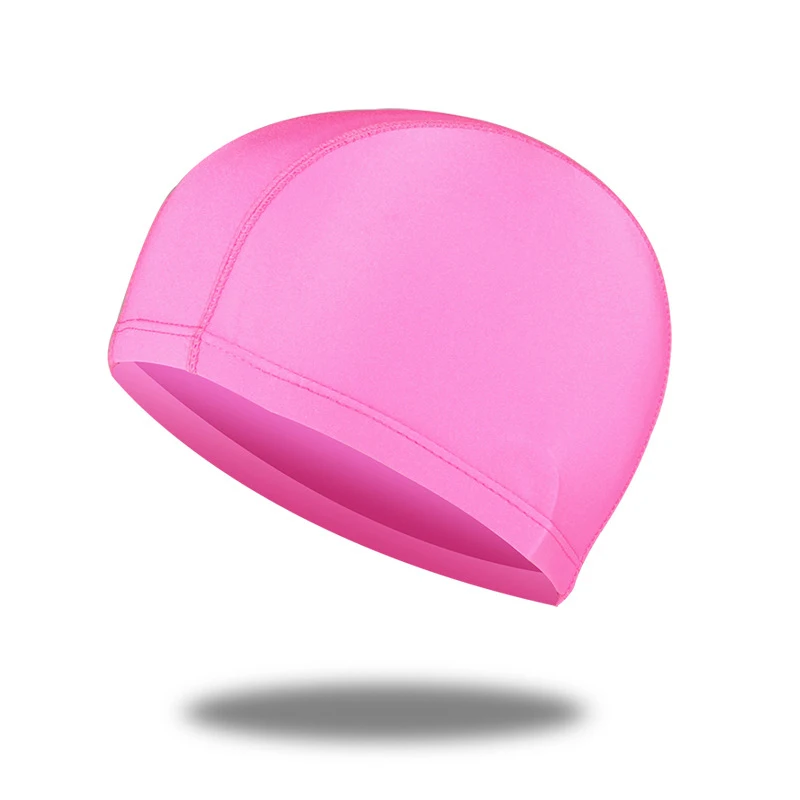 

Swimming Accessories Adults Men/Women High Elastic Waterproof PU Fabric Protect Ears Long Hair Sports Swim Pool Hat Swimming Cap
