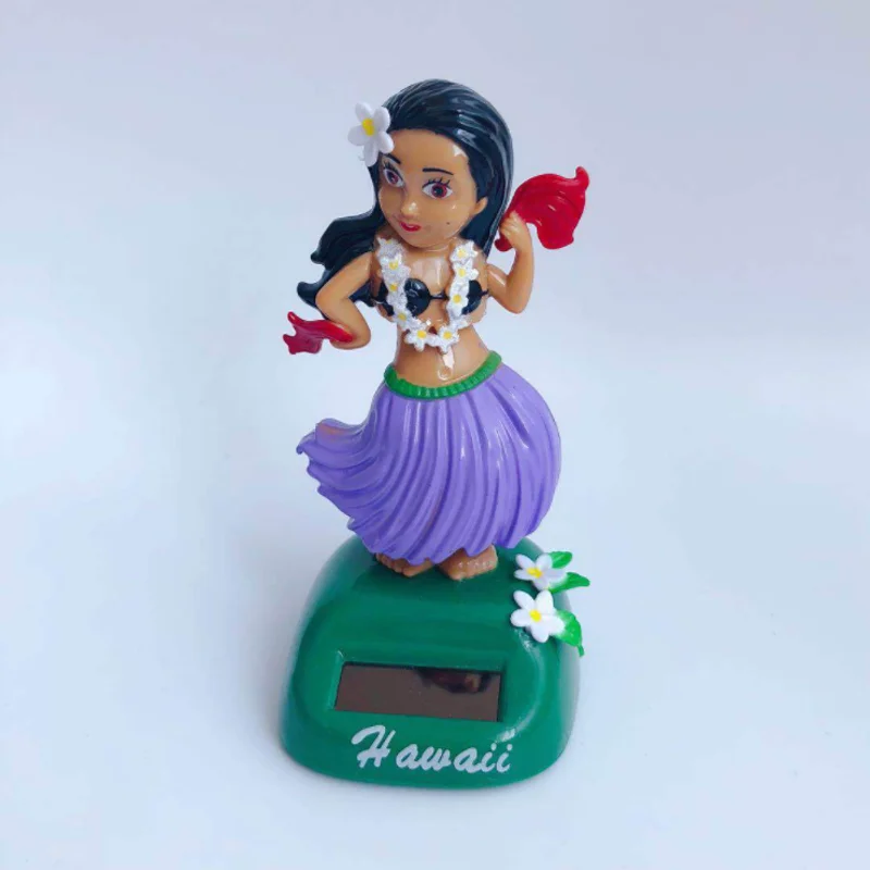 Игрушечный автомобиль на солнечной батарее с вибрирующей головой украшения для