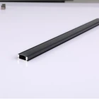 Алюминиевый профиль, черный светодиодный, 80 дюймов, 200 см, U W, 12 В, 10-30 шт.