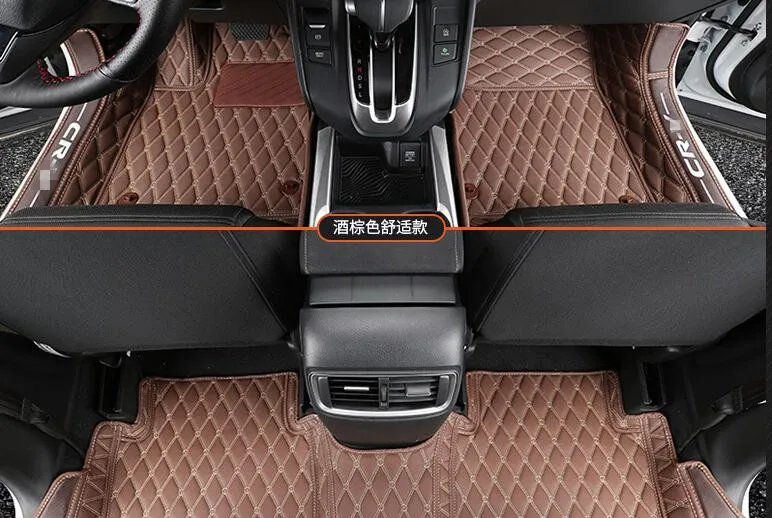 

New Car Floor Mats Custom Fit For Honda CRV 2017 Car Styling Auto Floor Mat Car Accessory Carpet Cover