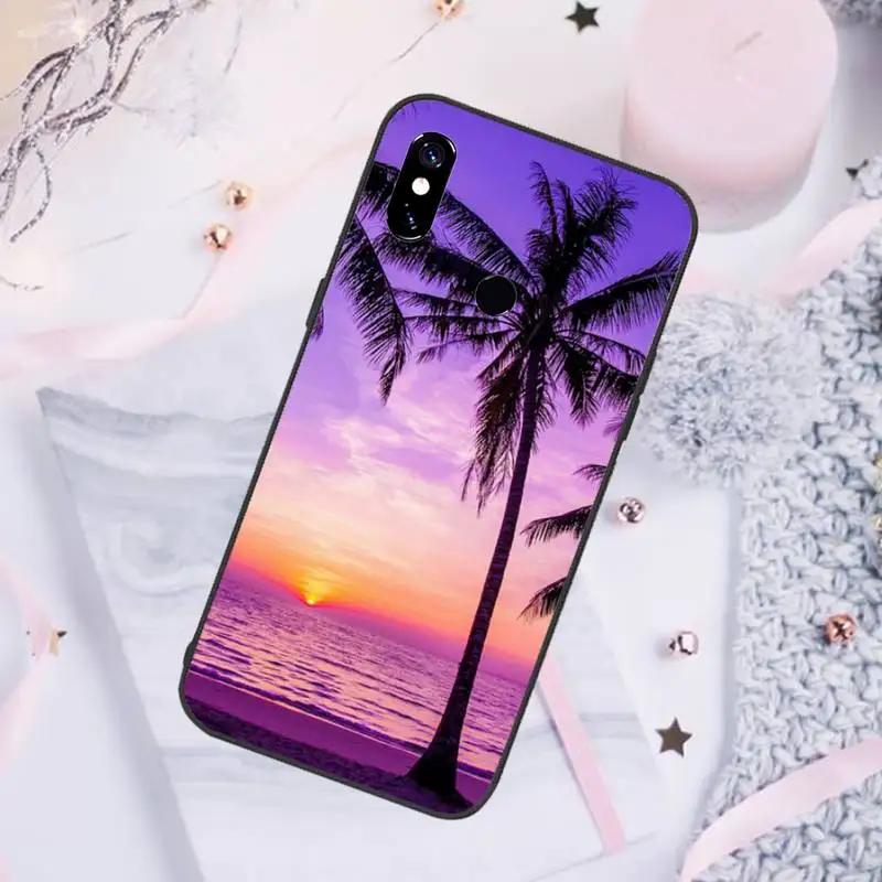 

ocean beach Palm Tree Phone Case For Xiaomi Redmi 7 8 9t a3Pro 9se k20 mi8 max3 lite 9 note 9s 10 pro