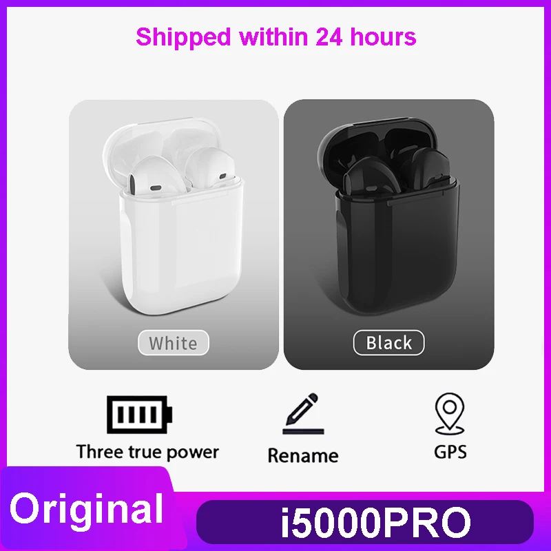 

2021 Original i5000 PRO bluetooth Earphones In Ear Mini Wireless Sport Headphones Stereo Earbuds Auriculares bluetooth pk i9000