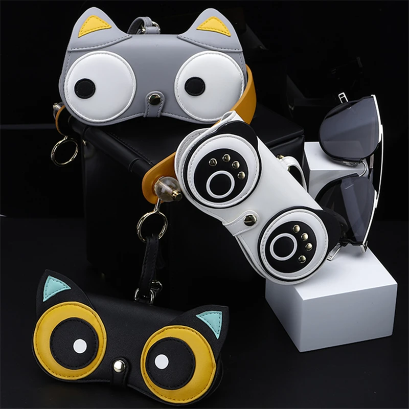 Чехол для очков милый мультяшная сумка солнцезащитных Женский чехол хранения s