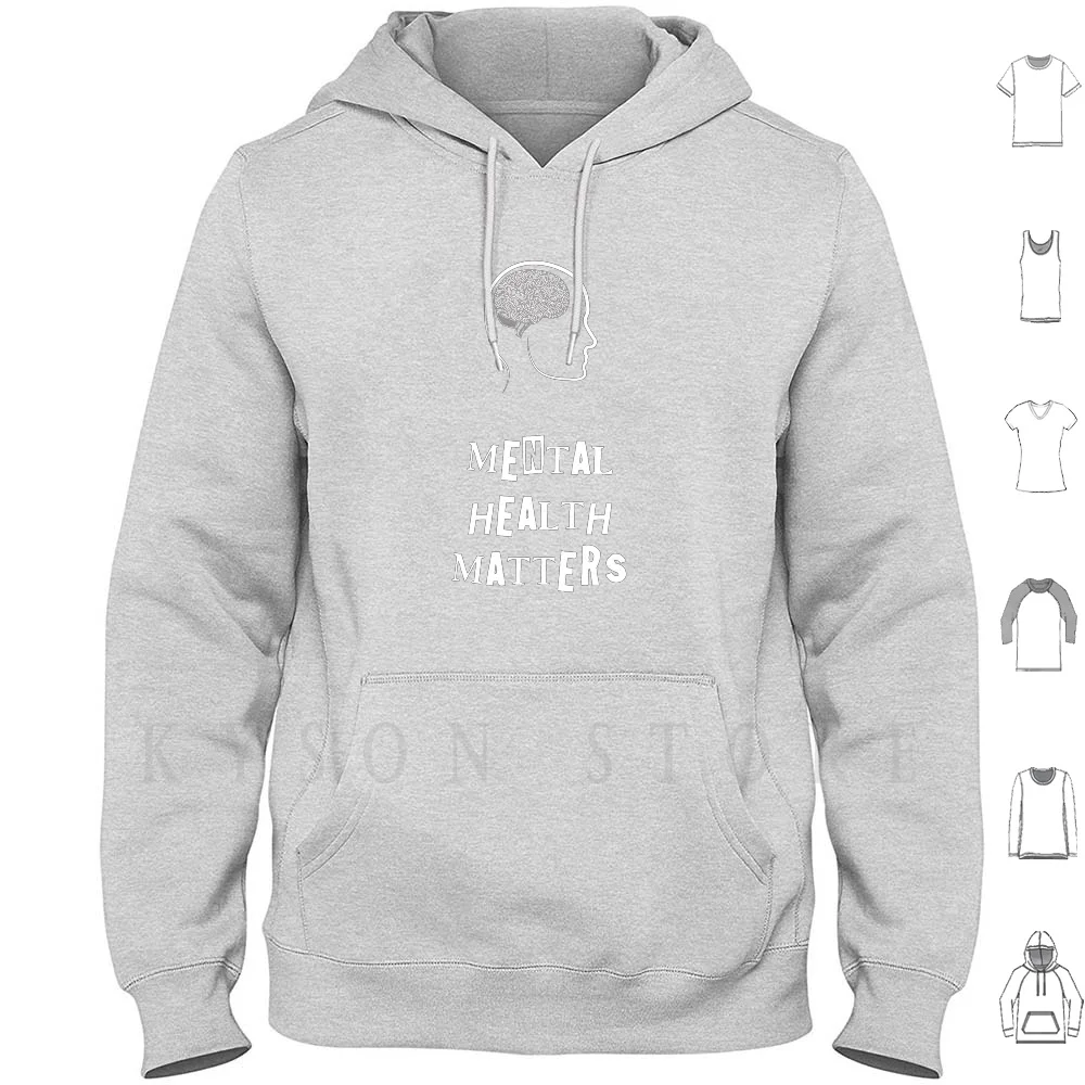 

Mental Health Matters Hoodies Long Sleeve Politics Social Justice Progressive Equality Mental Health Mental