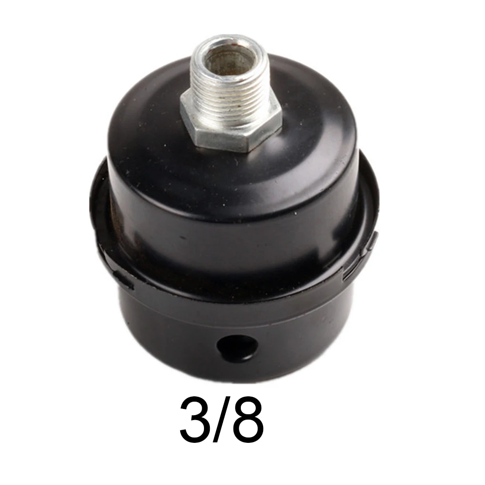 Durable Intake Filter Silencer Practical Thread Metal Muffler Noise Reducer
