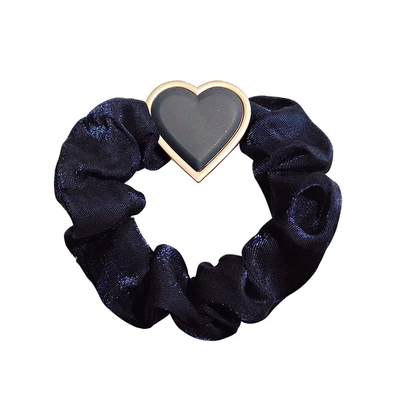 

1PC Love Heart Style Hair Ropes Ponytail Holders Elastic Hairband Scrunchies Headwear Woman Girls Cute Rubber Bands
