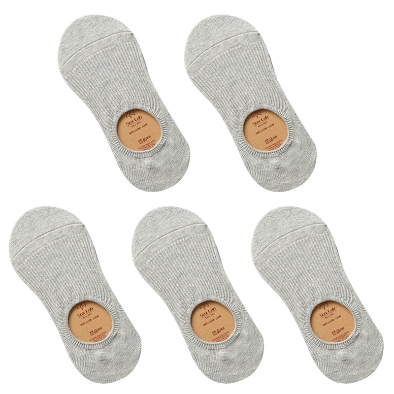 style K 5 pairs Невидимые короткие женские летние удобные хлопковые носки-Башмачки из бамбука для девочек женские носки-башмачки с низким голенищем из невидимого хлопка, 5 пар - Цвет: style K 5 pairs