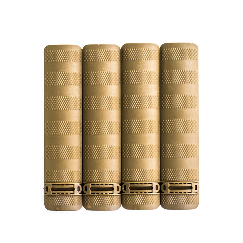 4 pcs/set Airsoft Handguard Rail Panel Ribbed 20mm Picatinny Weaver Rail Covers AEG GBB Paintball Airgun Hunting Accessory