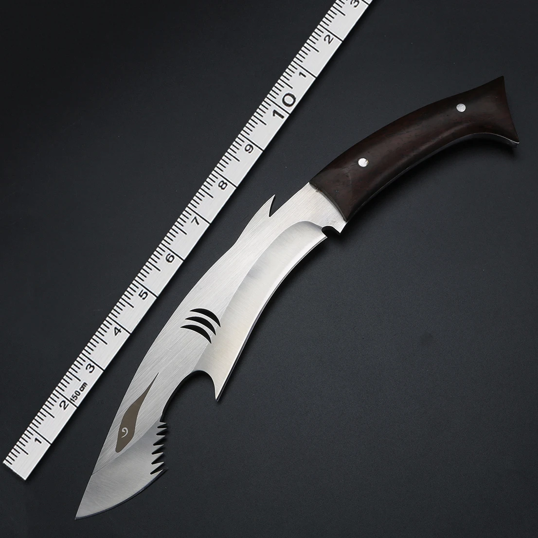 Нож с фиксированным лезвием типа акулы для кемпинга охоты|Ножи| |