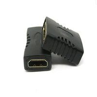 2 pieces hdtv connector female to female joiner high speed gold plated hdmi compatible interface f f adapter