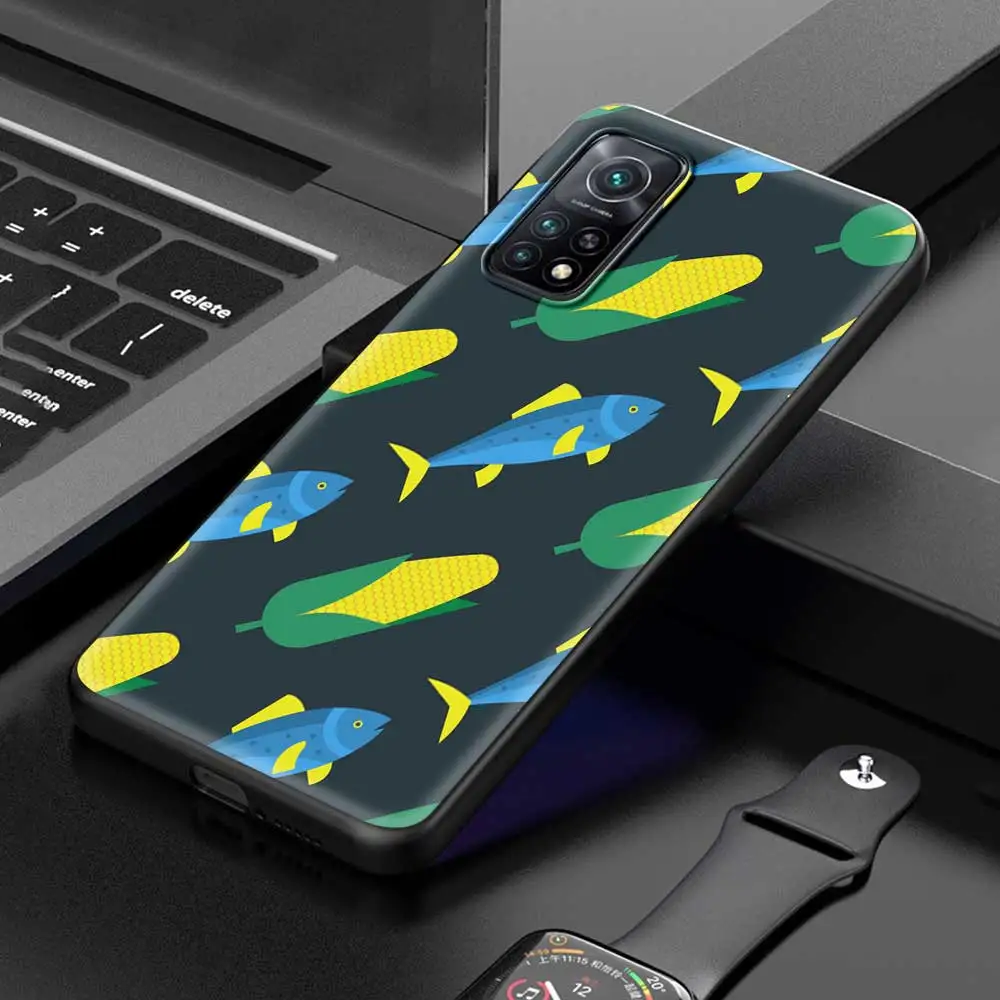 Чехол для телефона Xiaomi Poco X3 NFC F3 GT M3 Mi 10T Note 10 11 Lite 11T Pro 9T CC9 чехол с милыми рыбками