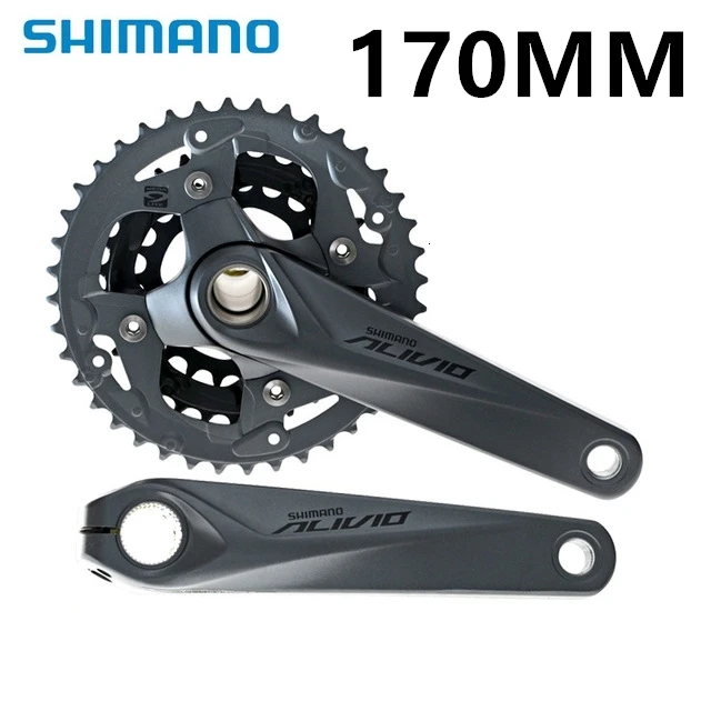 170mm no bb52 Manivela Pedaleira Shimano Alivio Fc M4050 с Bb для M4000 Hollowtech Запчасти для велосипедов 170/175 мм - Цвет: 170mm no bb52