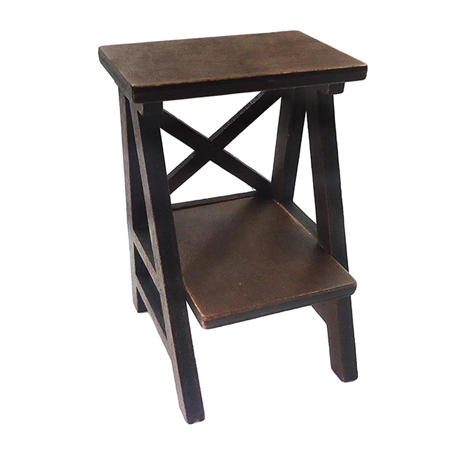 1/12 миниатюрная мебель для кукольного домика деревянная полка гостиной ручной