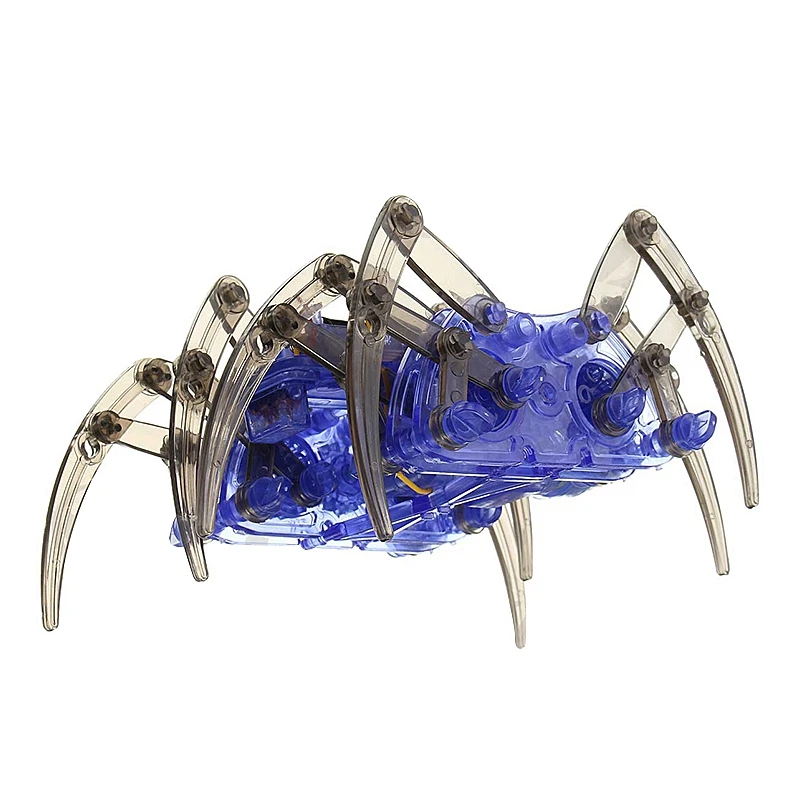 

DIY Assemble ligent Electric Spider Robot Toy Educational DIY Kit Hot Selling Assembling Building Puzzle Toys High Quality