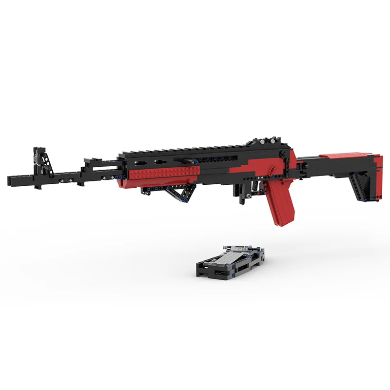 Мпц военные серии AK 12 Штурмовая винтовка AK47 пистолет строительные блоки солдат