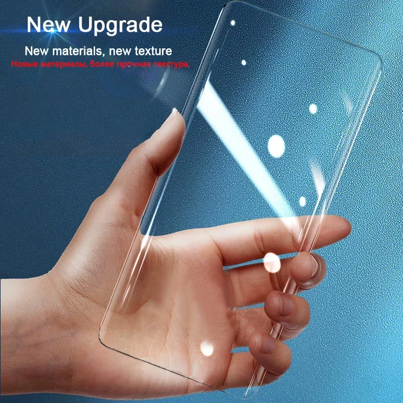 UV Защитная пленка для экрана из закаленного стекла Samsung Galaxy S10 S21 Plus Ultra S8 S9 S20