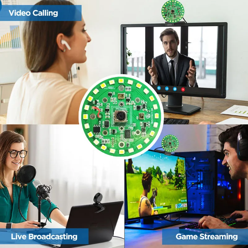 

New Arrive Camera Module USB2.0 5 Million 30fps AF Auto Focus Touch Fill Light
