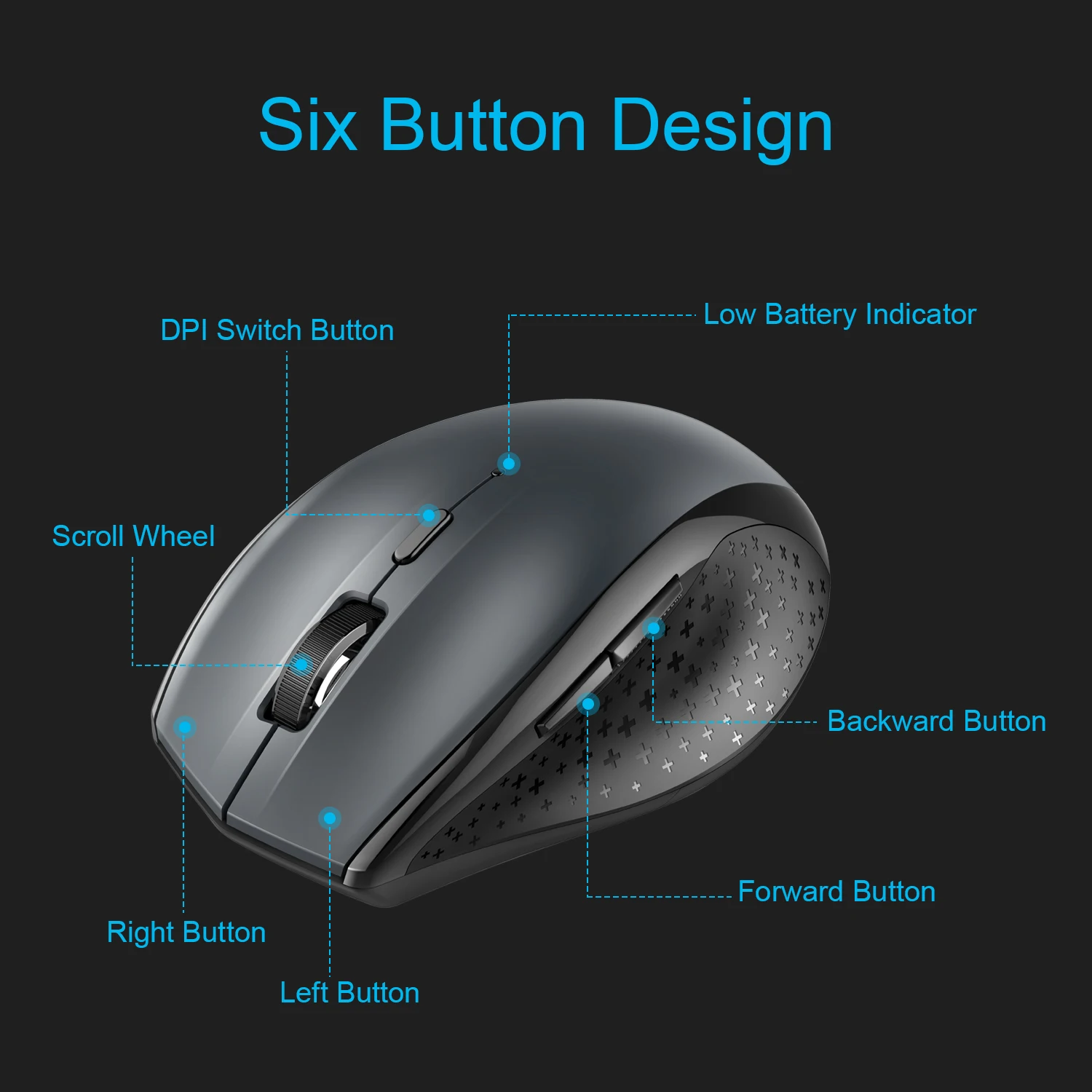 Tecknet Bluetooth Беспроводной Мышь эргономичный 2.4 ГГц компьютер Мыши компьютерные 2600/2000/1600/1200/800 Точек на дюйм для оконные рамы ноутбука Тетрадь PC