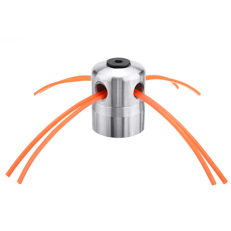 

Universal Trimmer Head Aluminium Strimmer Head Trimmer Heads Grass Brush Cutter Lawn Mower With 4 Line Brush
