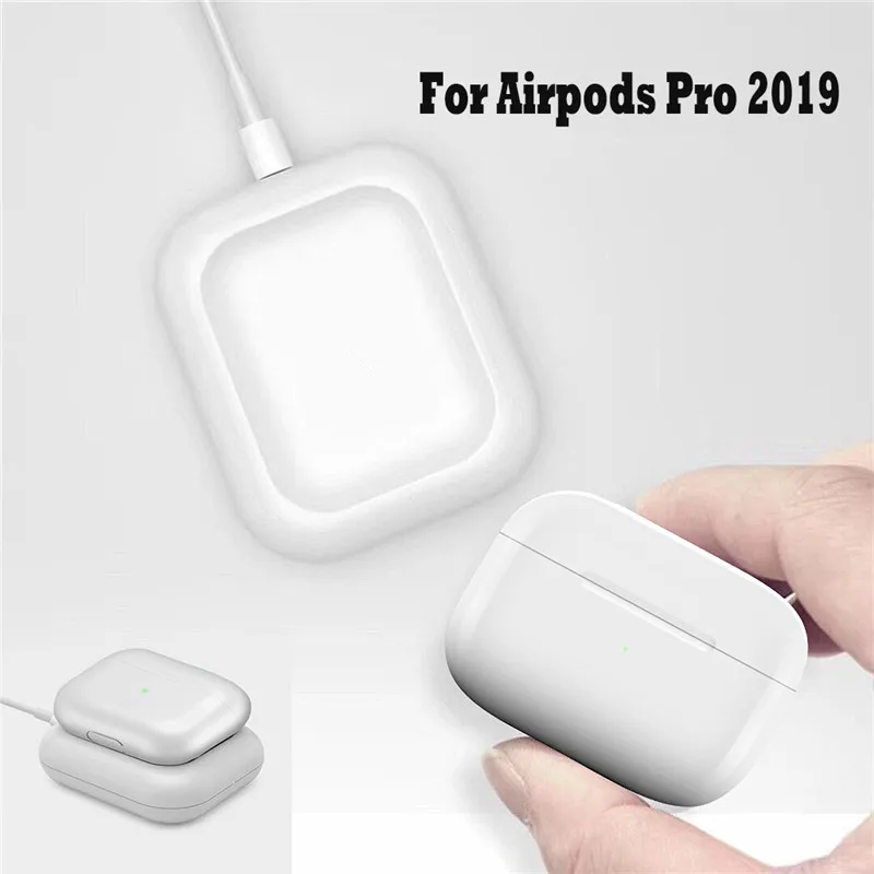 Для Airpods Pro Беспроводная зарядка Bluetooth подставка док станция 5 В беспроводная