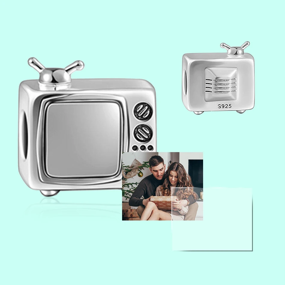 ELESHE Оригинальное 925 пробы Серебряный Шарм бусины персонализированные