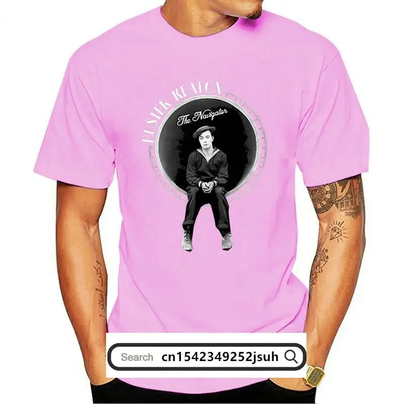 

New Buster Keaton T-Shirt Navigator Silent Movie Film Comedy Star Hollywood Chaplin
