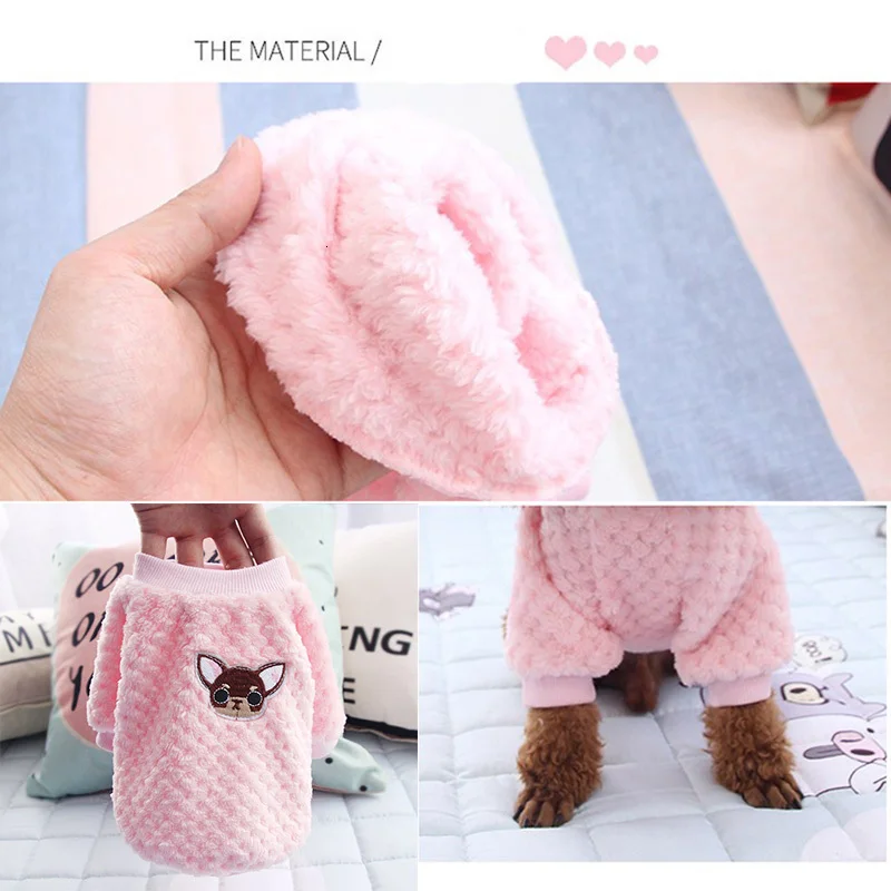 Милая теплая одежда для собак пальто куртка хлопковая французского бульдога