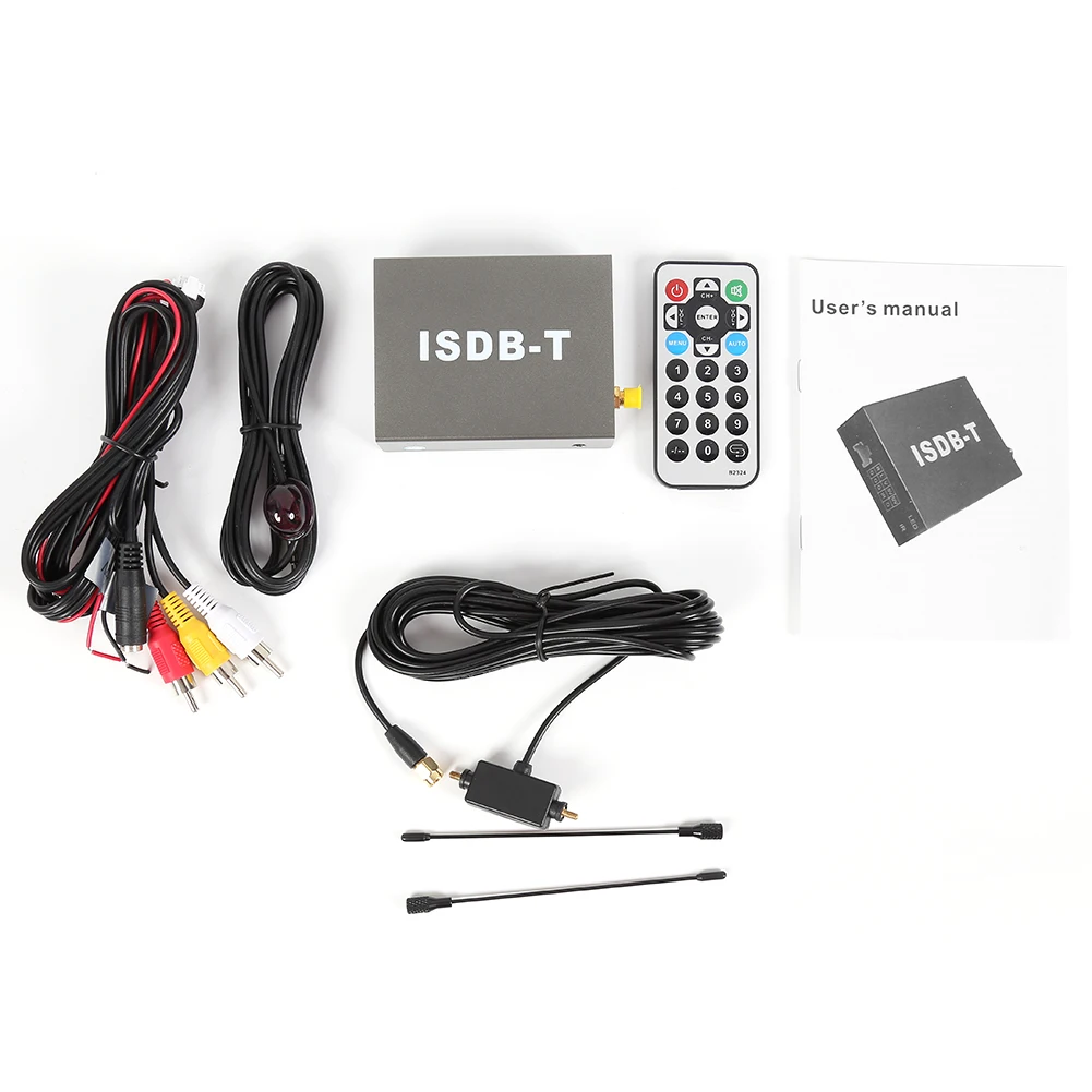 Car Mobile Analog TV Box SSDB-T Standard Definition 1 Seg External Digital Receiver with Remote Antenna for South America | Автомобили и