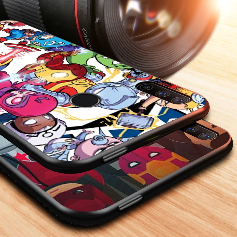 

Marvel cartoon cute for Huawei Honor 30 20 10 9S 9A 9C 9X 8X MAX 10 9 Lite 8A 7C 7A Pro Silicone Black Phone Case