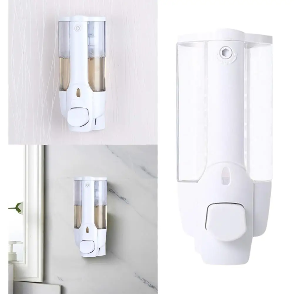 

350ml Plastic Liquid Soap Dispenser Hand Sanitizer Dispenser Wall Mounted Holder Alcohol Sanitizer Bottle with Lock Bathroom