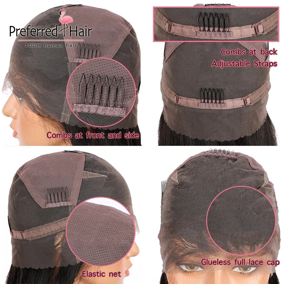 

Preferred Preplucked Pink Highlight Wig Brazilian Remy Ombre Lace Front Wig Preplucked Full Lace Human Hair Wigs For Women