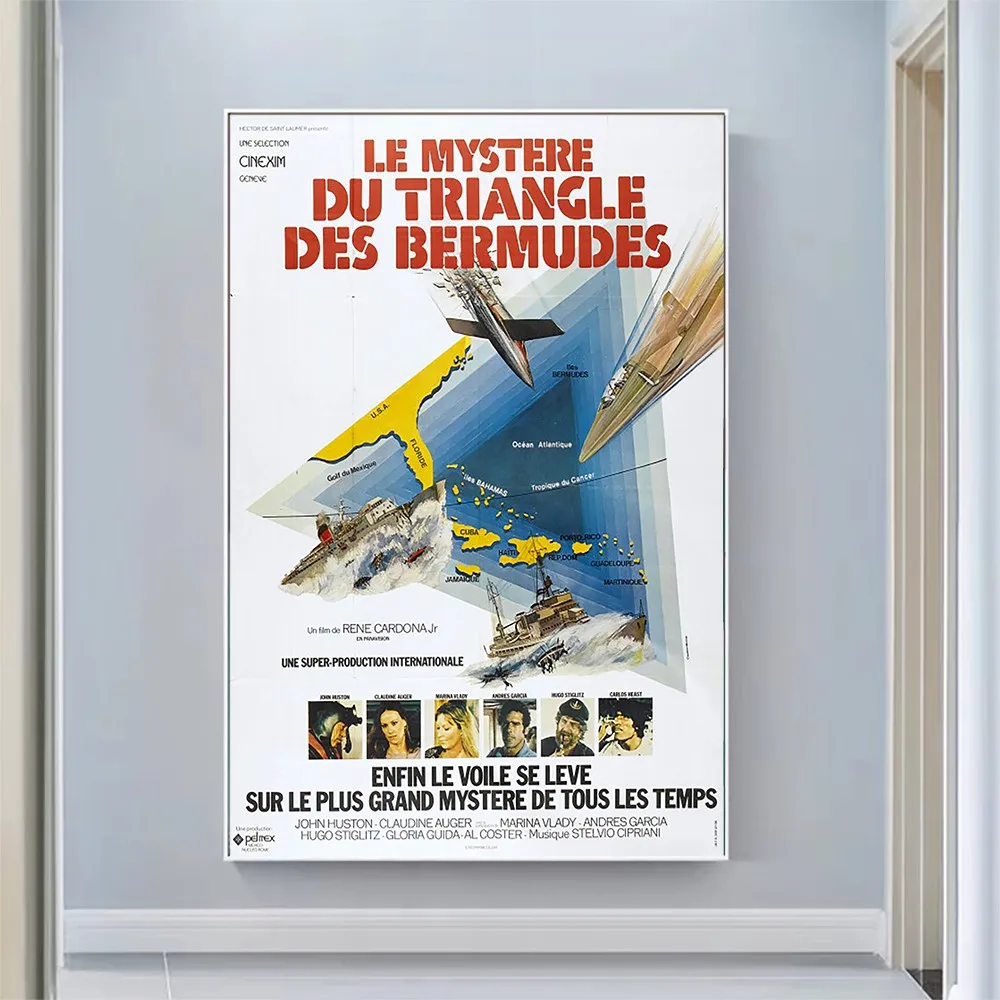 

CP1927 The Bermuda Triangle (2) Classic Hot Movie Print Silk Fabric Poster Indoor Wall Art Decor Gift