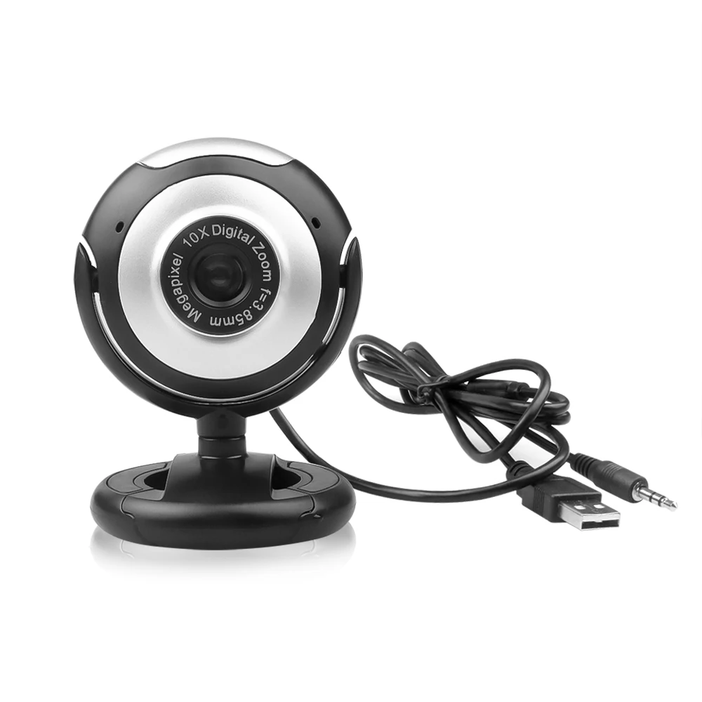 HD веб камера USB 2 0 видео с 10 кратным цифровым зумом вращающийся на 360 градусов