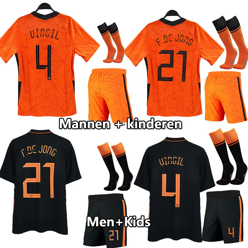 

Dutch national team shirt 2021 kids soccer jersey for boys and men children's clothing kit traingspak Tracksuit Adult the young