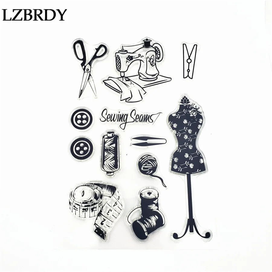 1 лист кнопок ножницы для платья зеркальные резиновые штампы скрапбукинга