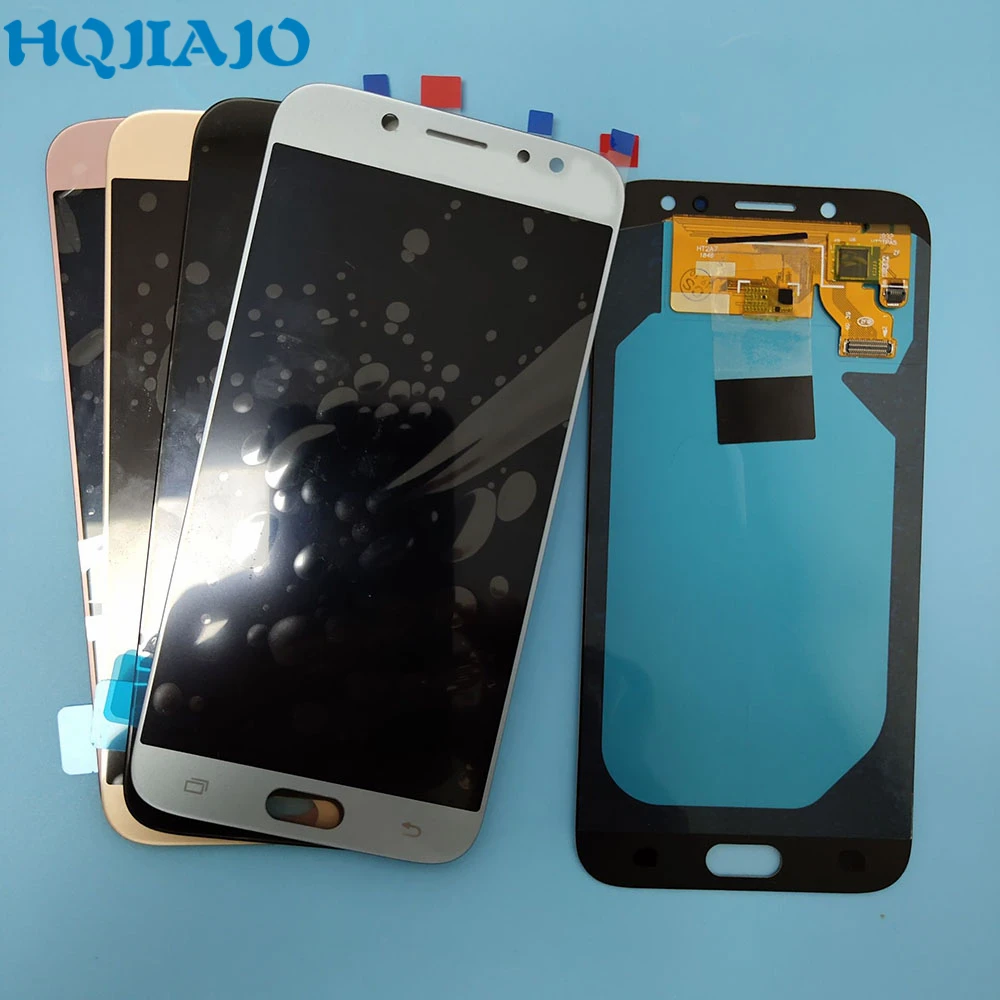 10 шт./лот, активно-матричные осид, ЖК-дисплей Экран для samsung Galaxy J7 Pro J730 J730F J730FM ЖК-дисплей Дисплей кодирующий преобразователь сенсорного экрана в сборе J730