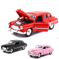 128 simulation alloy retro classic car model pull back metal diecasts kids toy vehicles collection gift for boy children y127